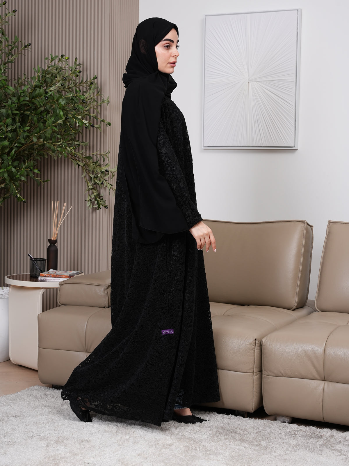 Laced Velvet — Black