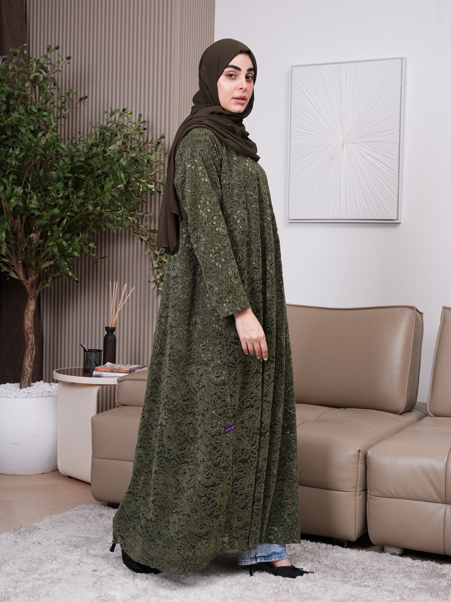 Laced Velvet — Green