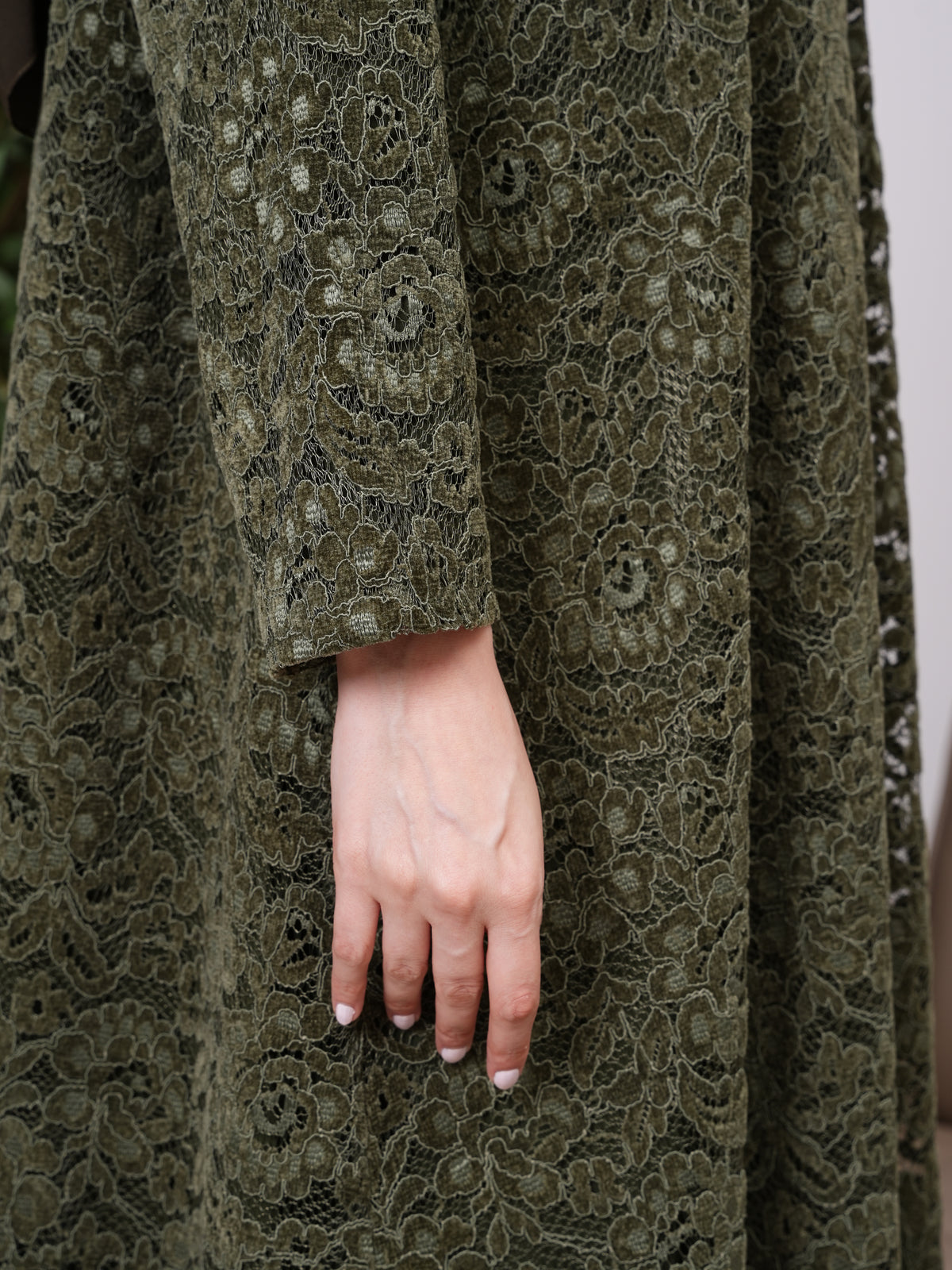 Laced Velvet — Green