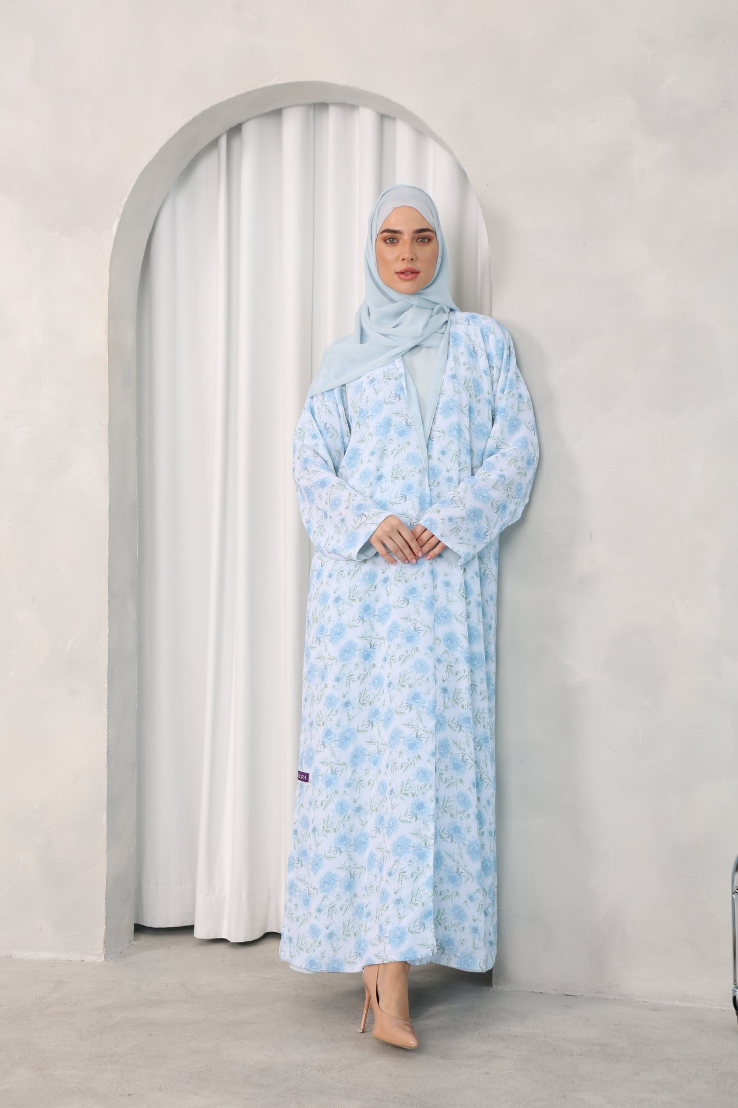 Blue Summer Abaya