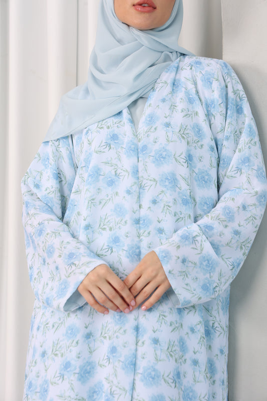 Blue Summer Abaya
