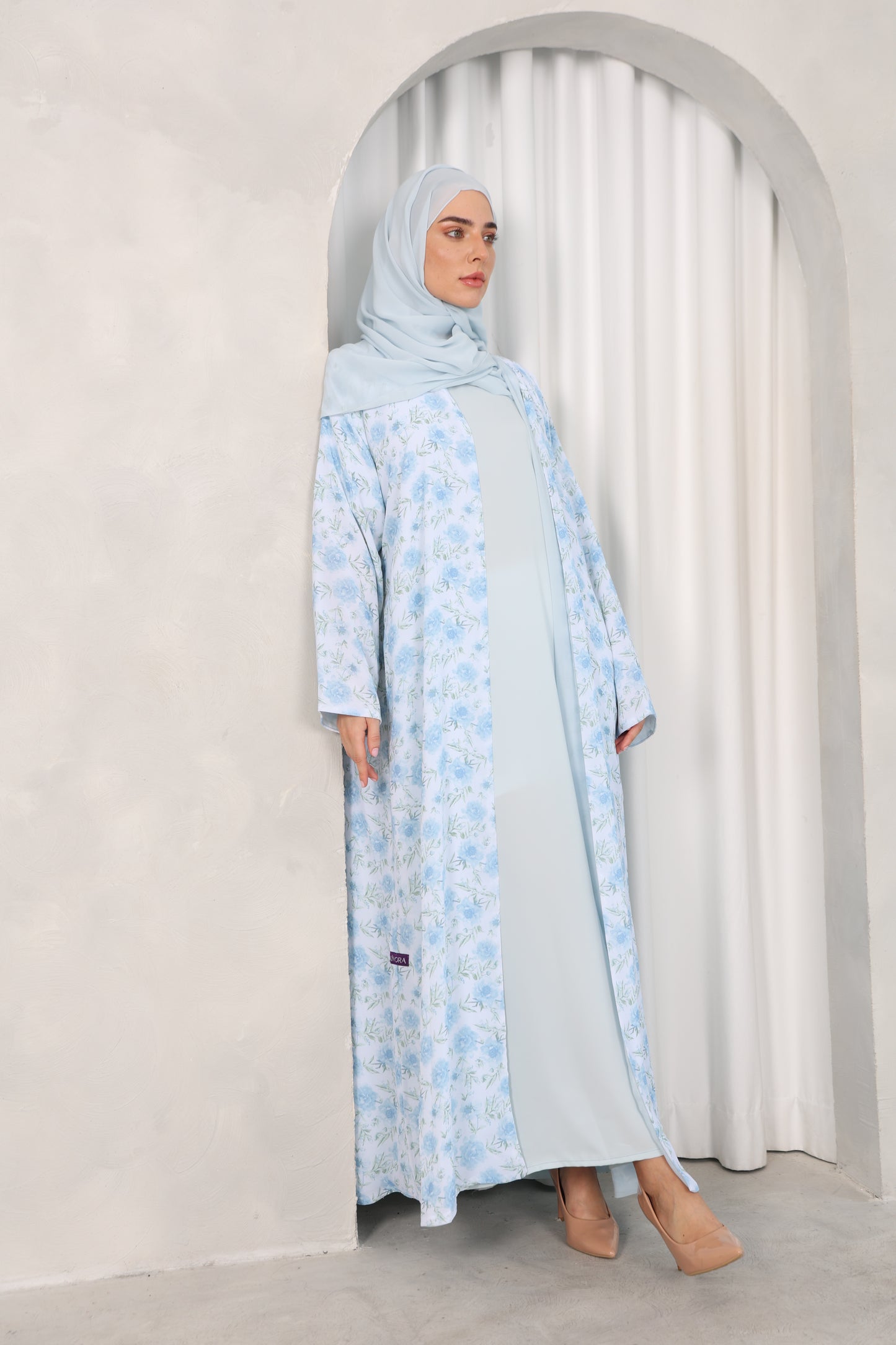 Blue Summer Abaya