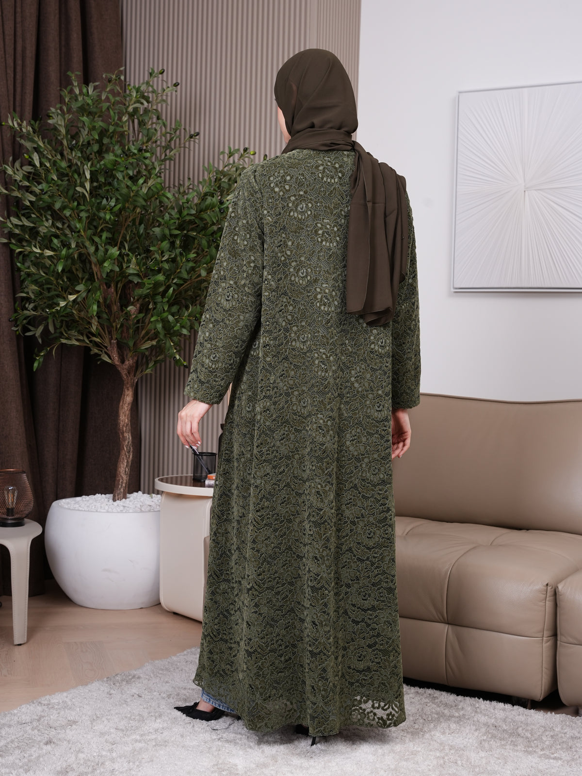 Laced Velvet — Green
