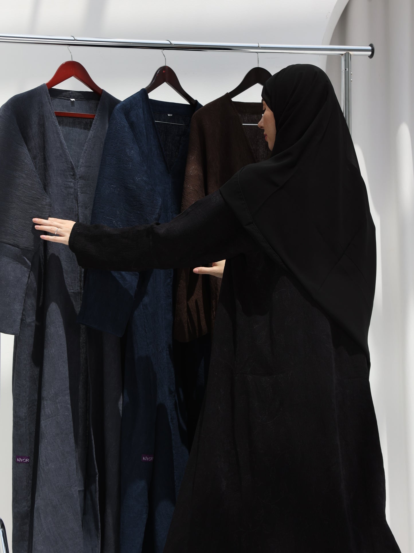 Printed Autumn Abaya