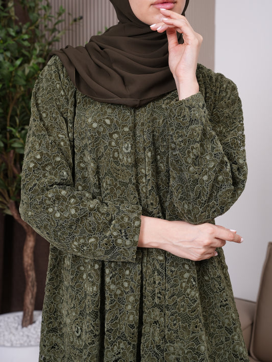 Laced Velvet — Green