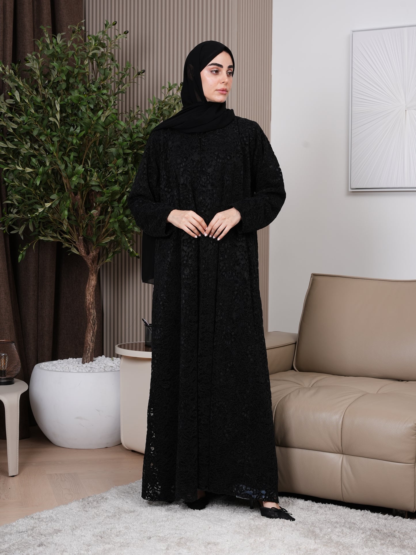 Laced Velvet — Black